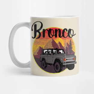 Bronco t-shirt Mug